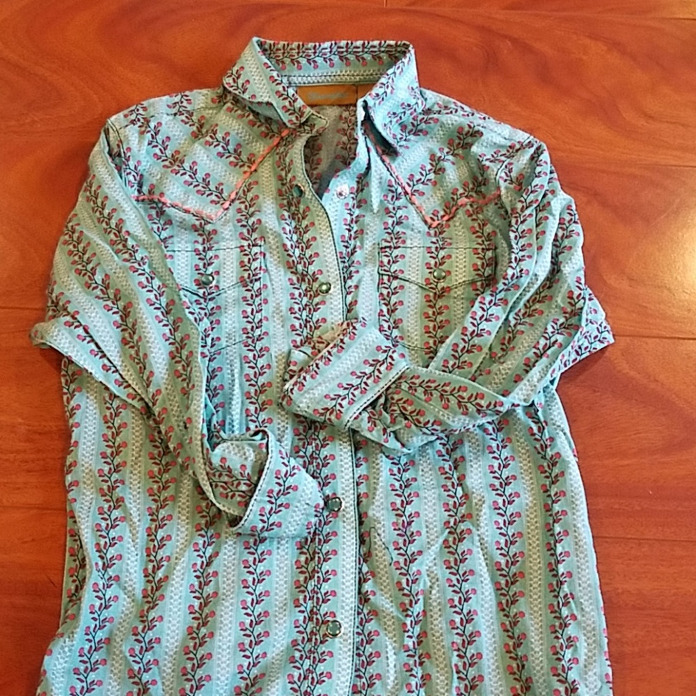 Brand new girls button up shirt